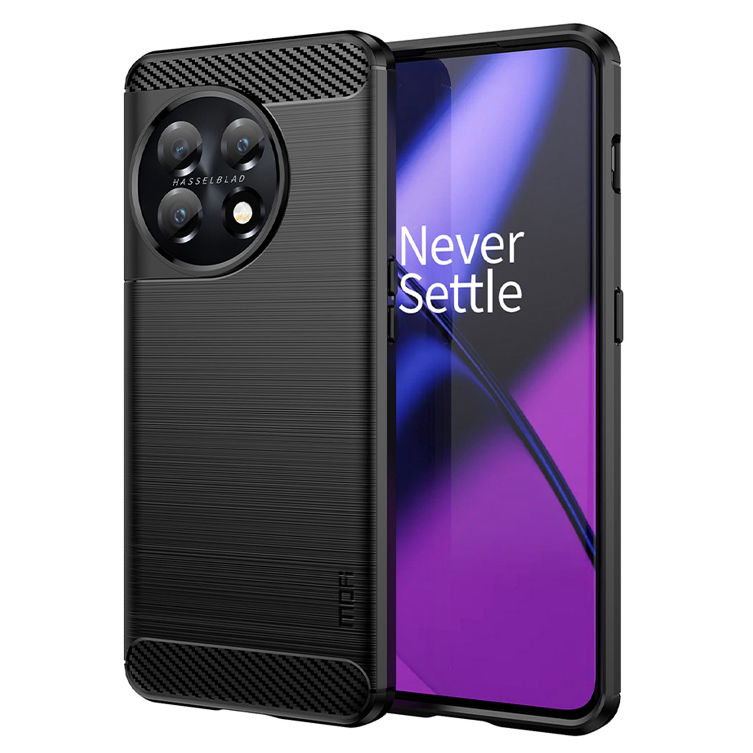 MOFI JK TPU Series-1 for OnePlus 11 5G Carbon Fiber Phone Case Drop Protection Brushed TPU Back Cover MOFI JK TPU Series-1 for OnePlus 11 5G Carbon Fiber Phone Case Drop Protection Brushed TPU Back Cover